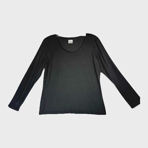 32 Degrees HEAT Base Layer Shirt Women's XL Black Long Sleeve Scoop Neck Outdoor